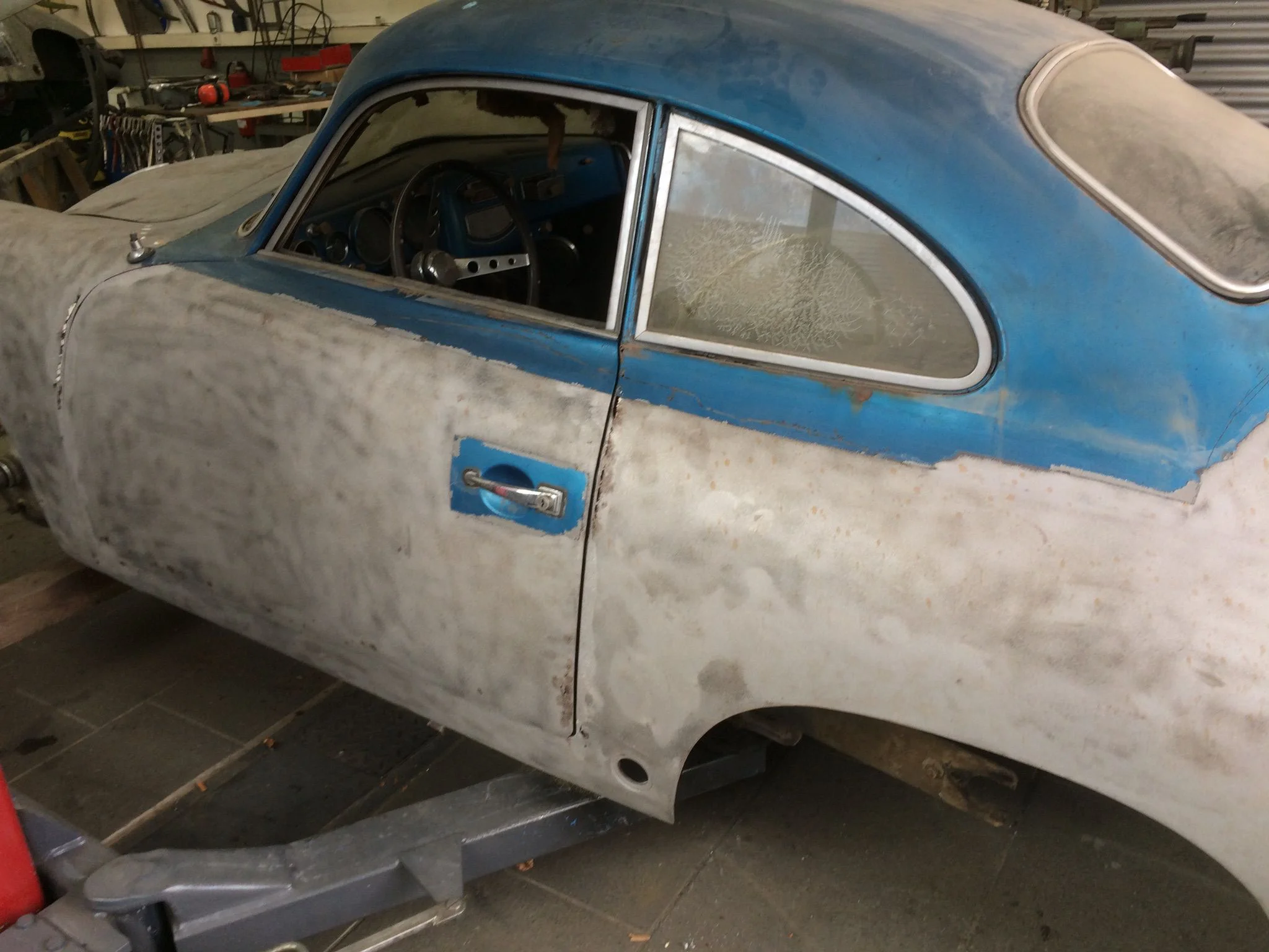 Porsche 356 Coupé, Seitenansicht